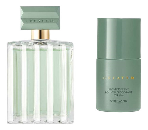 Set Greater Para Él Eau De Toilette + Desodorante Oriflame