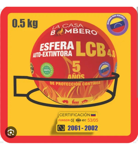 Esfera, Balón O Bola Extintora Automática Para Fuegos Abck