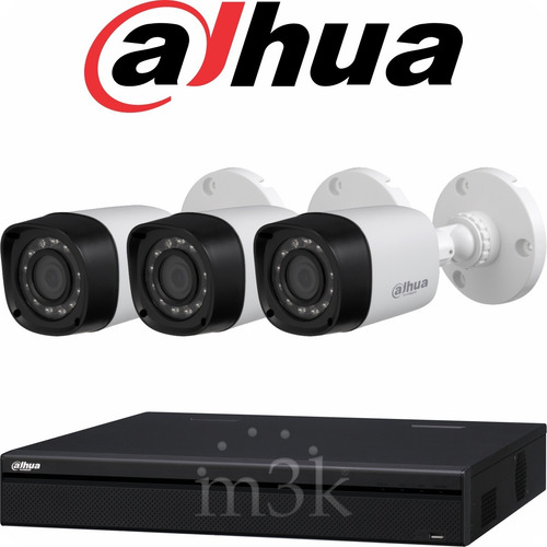 Imagen 9 de 10 de Kit Seguridad Dahua Dvr 4 + 3 Camaras Exterior 720p 1mp