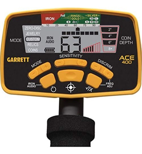 Detector De Metales Garrett Ace 400 Con Bobina De Búsqueda I
