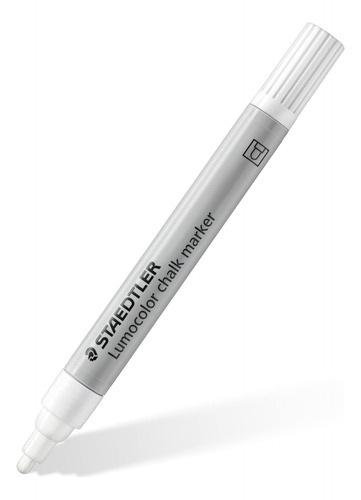 Marcador Blanco Staedtler Plumon Tiza Chalk Lumocolor White