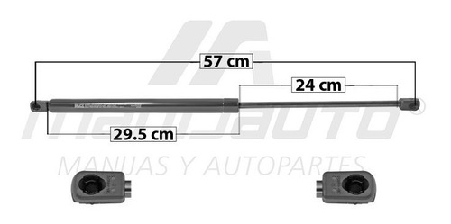 Amortiguador Cajuela Vw Eurovan 1995 - 2003 Der = Izq Mnj