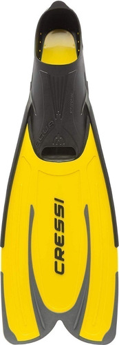 Aleta Cressi Modelo Agua Natacion Color Amarillo (41/42) 7/8