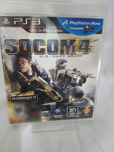 Juego 3D Socom 4 U.S. Navy Seals para PS3 compatible con Move