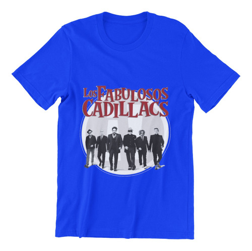 Polera Unisex Fabulosos Cadillacs Banda Estampado Algodon