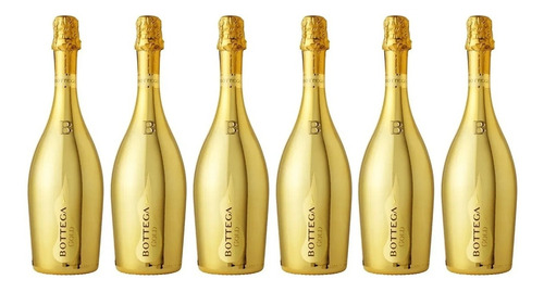 Champagne Bottega Prosecco Gold X750cc Caja X6