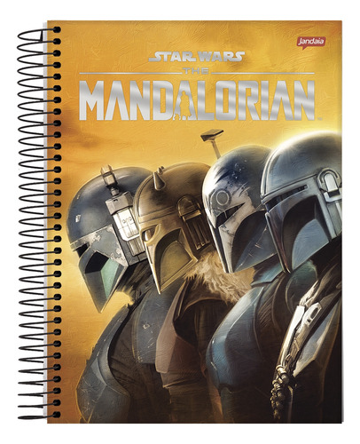 Caderno Star Wars The Mandalorian 10 Mat Univ Jandaia Capa 3
