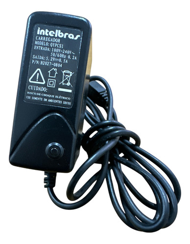 Carregador Fonte Mini Usb V3 Padrão Antigo Bivolt 5,2v 0,5a Cor Preto
