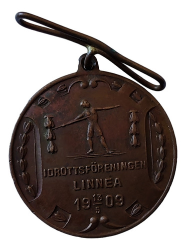 Antigua Medalla Iorottsforeningen 1909 (x1881