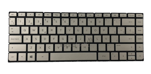 Teclado Hp Spectre X360 13t-4000 13-4000 4010la 4001 Lum Esp