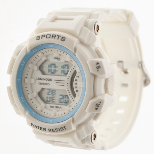 Imagen 3 de 7 de Reloj Mujer Sumergible Aiwa Deportivo Digital Luminous Ad060