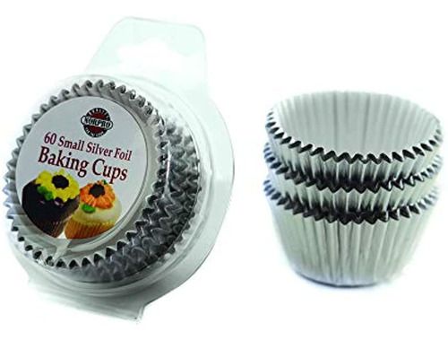 Norpro Silver Foil Cups Silver 60pack
