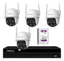 Comprar Kit 4 Câmera Wifi Im7 Full Color Intelbras Nvr 4 Cn Hd 1tb