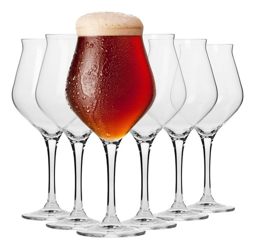 Copa Degustación De Cerveza Teku Cristal Krosno - Set X6u