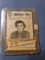 Comprar Documento Con Foto Carnet Industrias Pirelli
