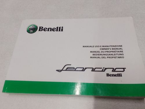 Manual Del Propietario Moto Benelli Leoncino