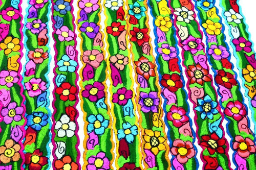 Toquilla Bordado Artesanal 6 Piezas