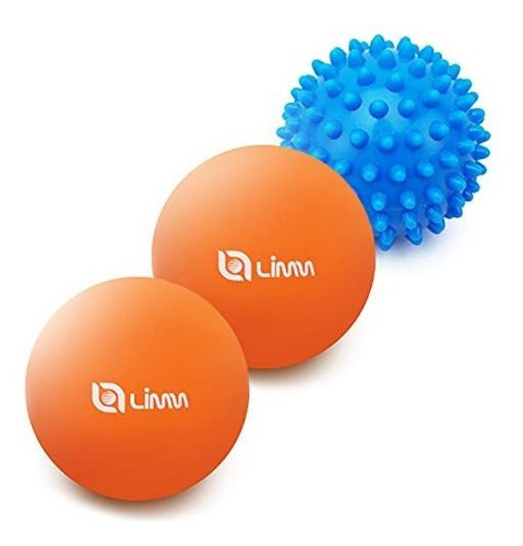 Set De Bolas De Masaje De Limm, Lacrosse Y Bola De Punta Par