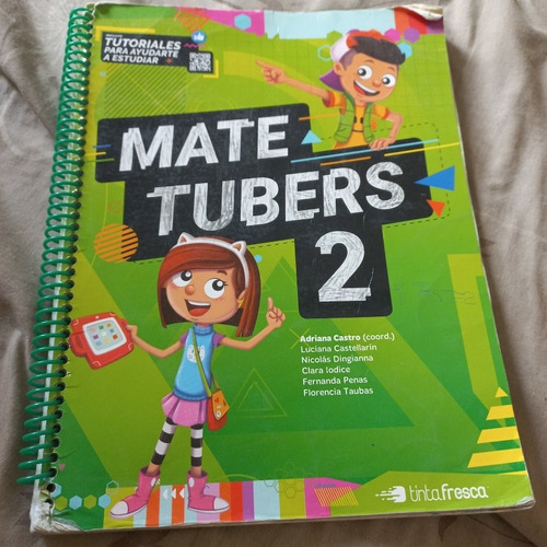 Libro Matemática Mate Tubers 2 Usado Tinta Fresca