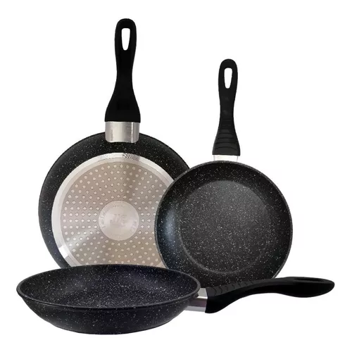 Juego De Sartenes Antiadherentes Royal Cook Set 20 24 Y 28cm