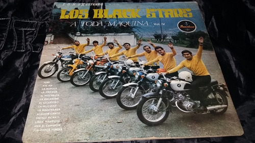 Los Black Stars Vol 4 A Toda Maquina Lp Cumbia