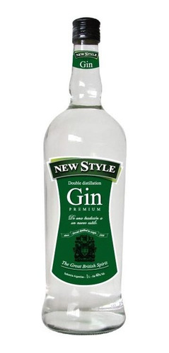 Pack X 6 Unid Gin   1 Lt New Style Gin Y Vodka