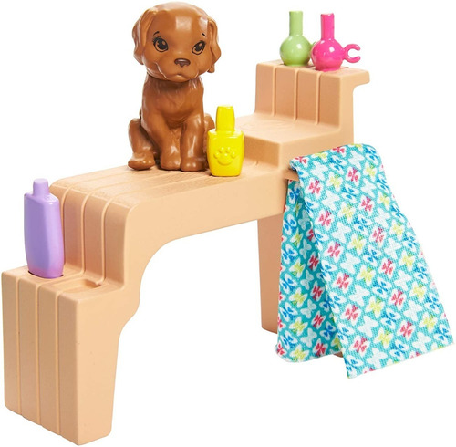 Imagen 4 de 5 de Muñeca Barbie Mani -pedi Con Salon Original Niña