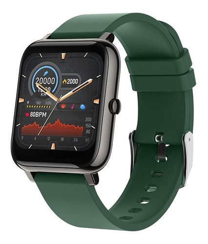 Imagen 1 de 10 de P22 Reloj Inteligente Deportivo Para Hombres Mujeres Verde