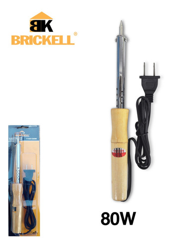 Cautín Brickell 80w Potencia + Pomada + Estaño + Cinta Negra