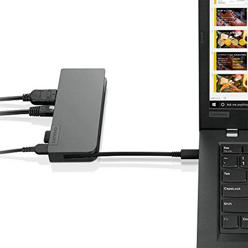 Lenovo Powered Hub Usb De Viaje-c - Para Notebook - Usb Tipo