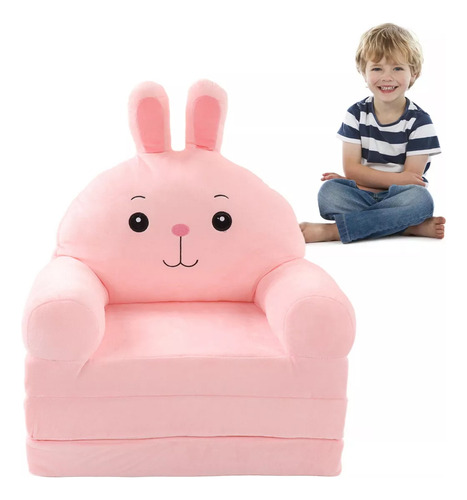 Sillon Sofá Puff Niño Infantil Silla Cómodo Asiento Apilable