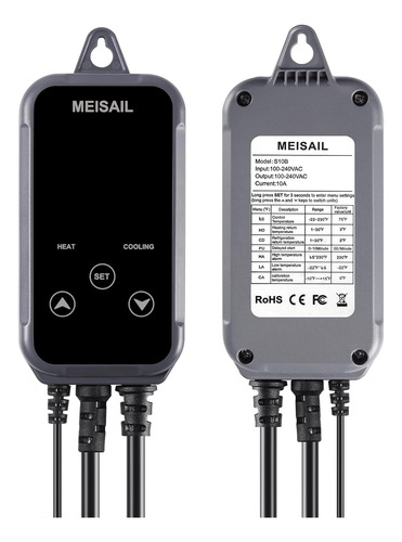 Controlador De Temperatura Termostato Voltaje 110v Control 1