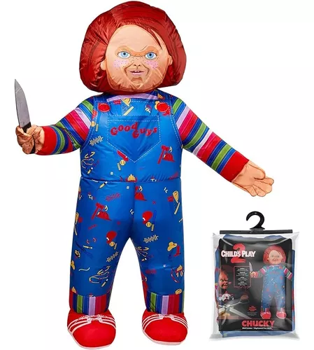 Chucky Disfraz Inflable De Muñeco Diabolico Para Adultos Neca