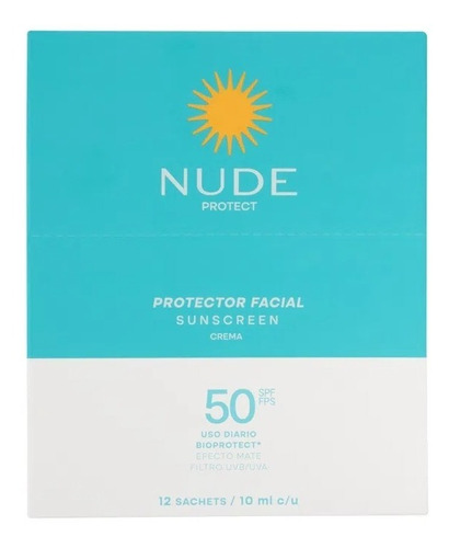 Nude Protect Facial 50spf X 12s - mL a $4070