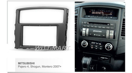 Adaptador Radio Bisel Mitsubishi Montero 2008-13 2din 7 PuLG
