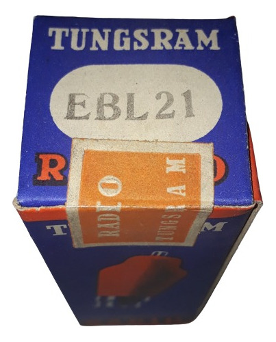 Válvula Electrónica Ebl21, Tungsram, Nos