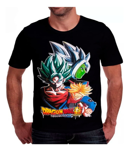 Camiseta Hombre Dragon Ball Anime Rock Metal Comics Anime 