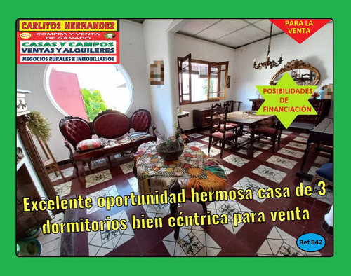 Ref 842) ** Excelente Oportunidad Hermosa Casa De 3 Dormitorios Bien Céntrica Para La Venta En San José