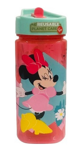 Botella De Agua Minnie Mouse Con Sorbete New Ar1 1106 Ellobo