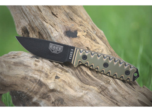Esee 3p Cuchillo De Hoja Fija De Supervivencia, Diseño De Ma