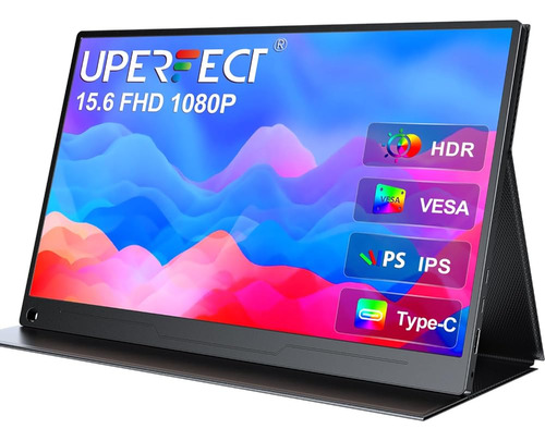 Uperfect Monitor Portátil De 15.6 Pulgadas, 1080p Fhd Usb-c