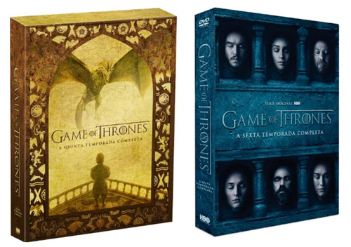Box Dvd Game Of Thrones 5°e 6° Temporadas Originais Lacrados