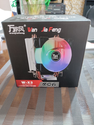 Disipador Torre Cpu Fan Cooler Wang Jia Feng W-x3 Intel Amd