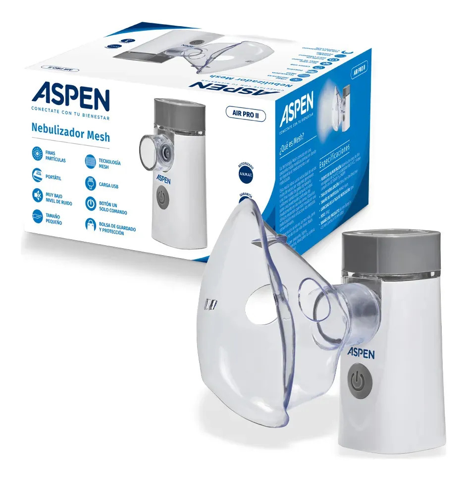 Nebulizador Portátil Mesh Aspen Air Pro 2 Blanco