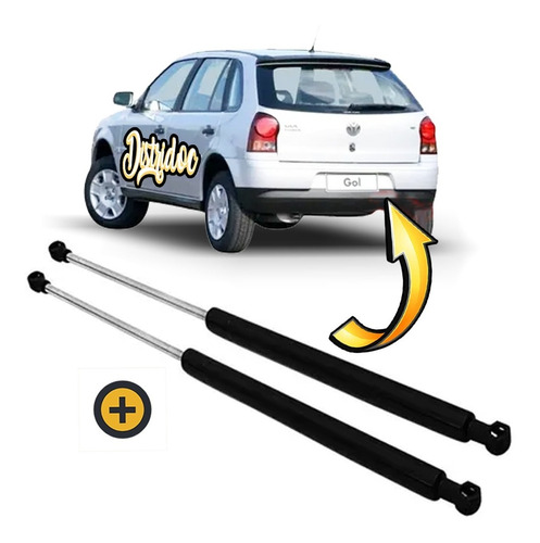 Kit X2 Amortiguadores Porton Baul Trasero Vw Gol 95/14