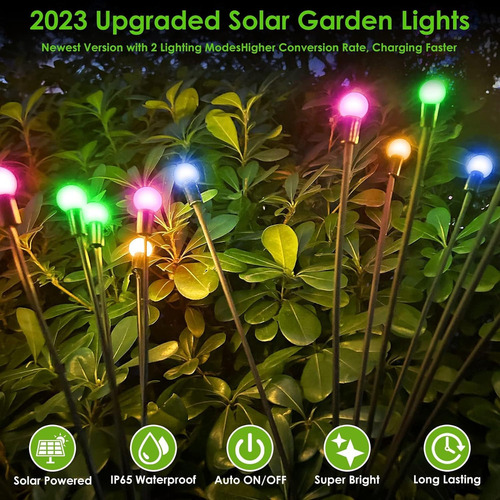 Solar Lights Pack Of 4 Power-powered Firefly Lights