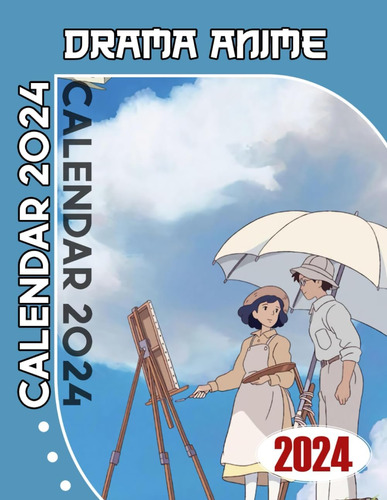 Libro: Calendar 2024: Manga Anime Calendar From January 2024
