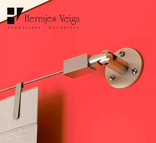 Imagen 3 de 8 de Tensor Para Cortina Ventana C/broches Viena Tensocable