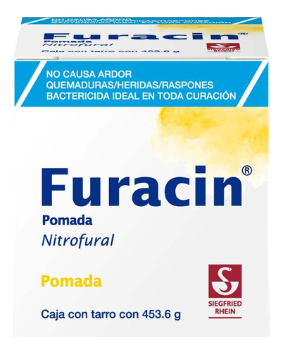 Furacin Nitrofural 0.2% Pomada Con 453.6 Gr