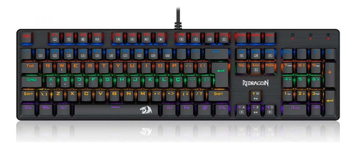 Teclado Mecânico Rgb Redragon Valheim Switch Marrom K608-r